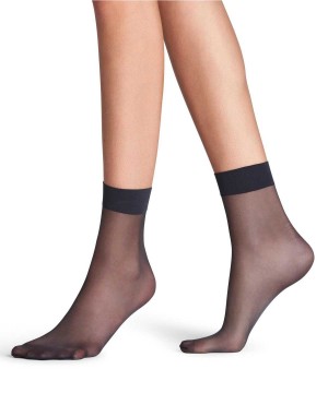 Falke Seidenglatt 15 DEN Ankle socks Kadın Çorap Gri | 35NFMRACU
