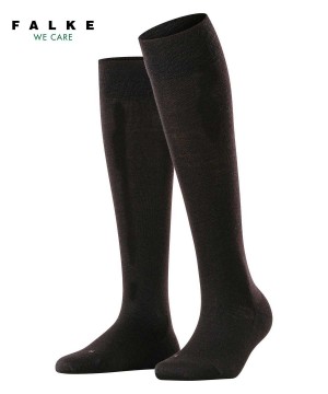 Falke Sensitive Berlin Knee-high Socks Kadın Çorap Siyah | 90JTMPVFU