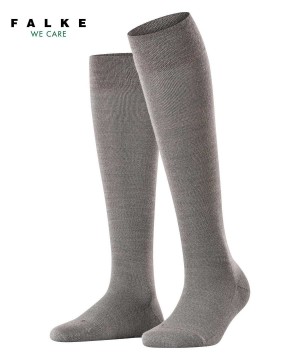 Falke Sensitive Berlin Knee-high Socks Kadın Çorap Gri | 65PJVOKWL