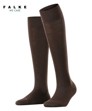 Falke Sensitive Berlin Knee-high Socks Kadın Çorap Kahverengi | 30RBTKPCF