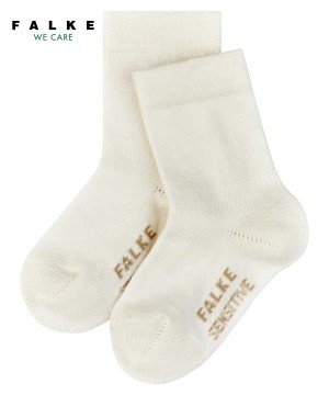 Falke Sensitive Socks Bebek Çorap Beyaz | 68OGHQKVJ