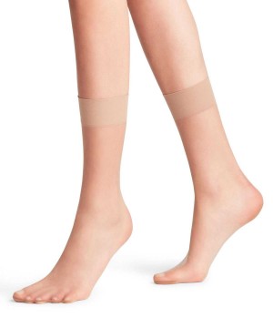 Falke Shelina 12 DEN Ankle socks Kadın Çorap Bej Rengi | 58XYBRPSZ