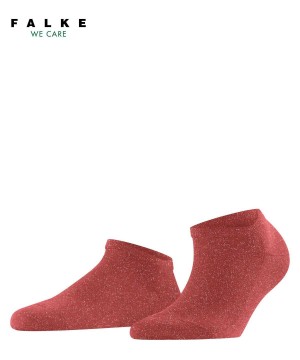 Falke Shiny Sneaker socks Kadın Çorap Kırmızı | 95ENPFRAJ