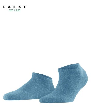 Falke Shiny Sneaker socks Kadın Çorap Mavi | 72BDKNZYA