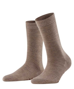 Falke Softmerino Socks Kadın Çorap Kahverengi | 80BPXEYRT
