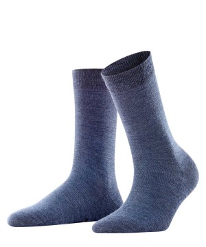 Falke Softmerino Socks Kadın Çorap Mavi | 58SACJMDK