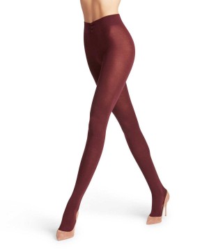Falke Softmerino Tights Kadın Tights Kırmızı | 49MLAZCSP