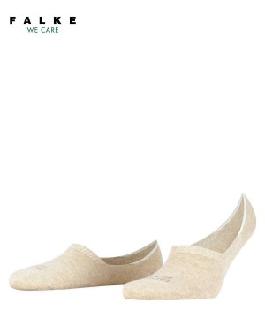 Falke Step High Cut Invisibles Erkek No Show Socks Bej Rengi | 59PUQXHSB