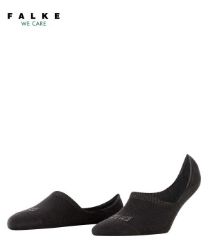 Falke Step High Cut Invisibles Kadın No Show Socks Siyah | 67BNTHAXD