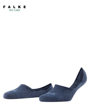 Falke Step High Cut Invisibles Kadın No Show Socks Mavi | 14CIBTFDV