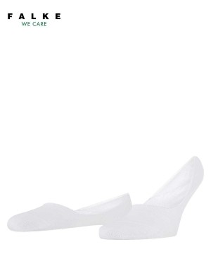 Falke Step Medium Cut Box Invisibles Erkek No Show Socks Beyaz | 09PFGDILZ