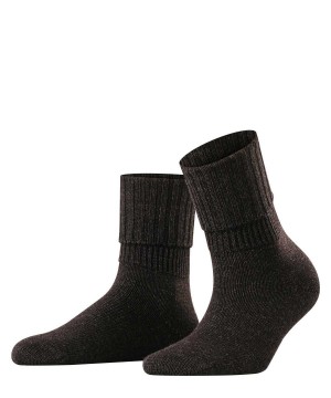 Falke Striggings Rib Boot socks Kadın Çorap Gri | 81JUBOPSL