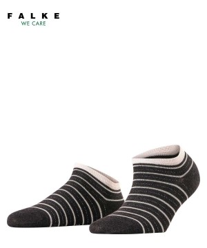 Falke Stripe Shimmer Sneaker Socks Kadın Çorap Gri | 56LYHONME