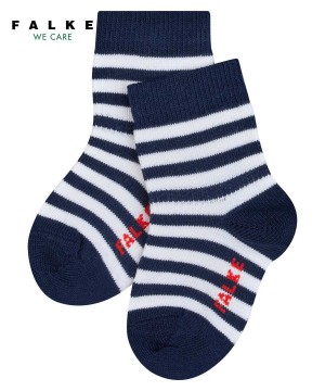 Falke Stripe Socks Bebek Çorap Mavi | 36QKVHYFG
