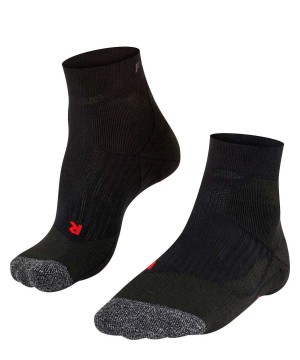 Falke TE2 Short Tennis Short sock Erkek Çorap Siyah | 63KCMSOYW