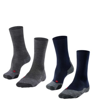 Falke TK2 Explore 2-Pack Socks Kadın Sports Socks Multicolored | 32HEVYOCP