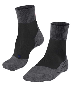 Falke TK2 Explore Cool Short Trekking Short sock Kadın Sports Socks Siyah | 82VXFEYIP