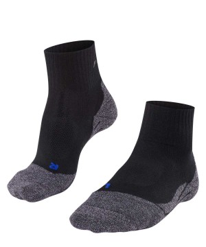 Falke TK2 Explore Cool Short Trekking Short sock Erkek Çorap Siyah | 18ZFMIJPH