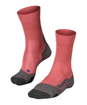 Falke TK2 Explore Cool Trekking Socks Kadın Sports Socks Kırmızı | 69JLOGAFU