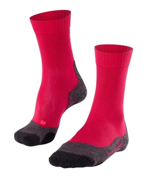 Falke TK2 Explore Cool Trekking Socks Kadın Sports Socks Kırmızı | 67XIJAMWP