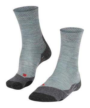 Falke TK2 Explore Melange Trekking Socks Kadın Sports Socks Mavi | 39QOLZUMK