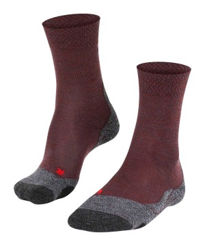 Falke TK2 Explore Melange Trekking Socks Kadın Sports Socks Kırmızı | 45PBZLCJH