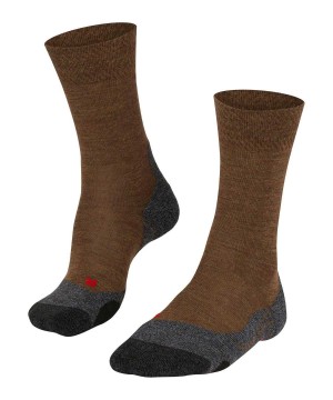 Falke TK2 Explore Melange Trekking Socks Erkek Çorap Kahverengi | 13XTUYROI