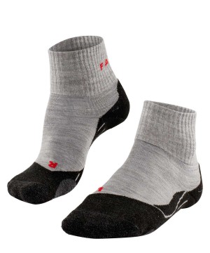 Falke TK2 Explore Short Trekking Short sock Kadın Sports Socks Gri | 58OYEQIZD