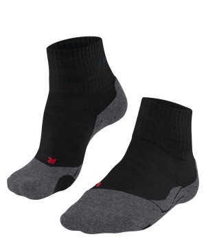 Falke TK2 Explore Short Trekking Short sock Erkek Çorap Siyah | 07SKIYJRP