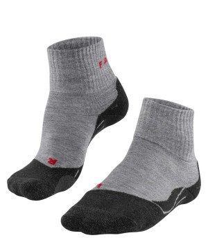 Falke TK2 Explore Short Trekking Short sock Erkek Çorap Gri | 89HZRQPBT