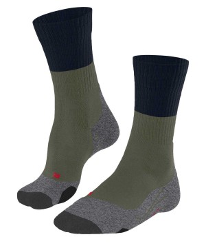 Falke TK2 Explore Trekking Socks Erkek Çorap Yeşil | 16FKUXMHY