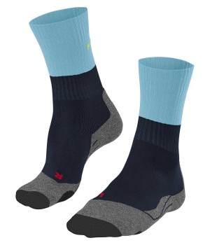 Falke TK2 Explore Trekking Socks Kadın Sports Socks Mavi | 98IJFOVSR