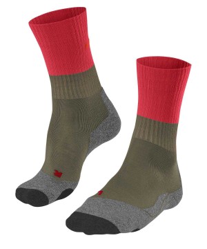 Falke TK2 Explore Trekking Socks Kadın Sports Socks Yeşil | 51VGUKDPB
