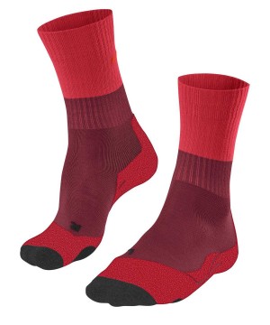 Falke TK2 Explore Trekking Socks Kadın Sports Socks Kırmızı | 68IZFKQVA
