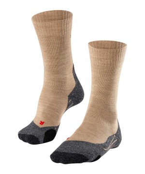 Falke TK2 Explore Trekking Socks Kadın Sports Socks Bej Rengi | 96KSHBGMZ