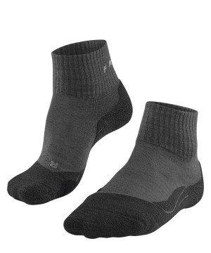 Falke TK2 Explore Wool Short Trekking Short sock Kadın Sports Socks Gri | 62GZXATLN