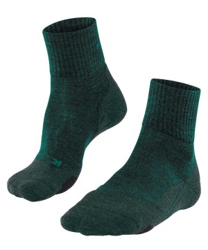 Falke TK2 Explore Wool Short Trekking Short sock Erkek Çorap Yeşil | 35XJLFDYZ