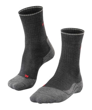 Falke TK2 Explore Wool Silk Trekking Socks Kadın Sports Socks Gri | 51HOTIYUM
