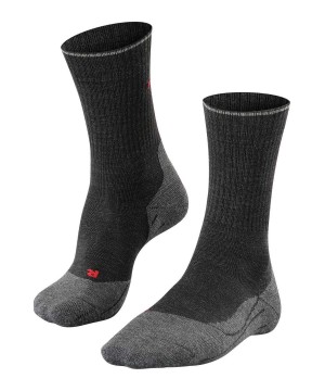Falke TK2 Explore Wool Silk Trekking Socks Erkek Çorap Gri | 40BHZRKTC
