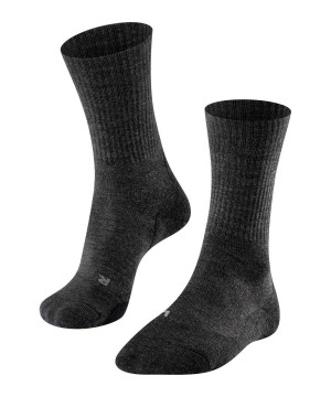 Falke TK2 Explore Wool Trekking Socks Erkek Çorap Gri | 15ZTHPELJ