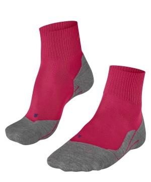 Falke TK5 Wander Cool Short Trekking Short sock Kadın Sports Socks Kırmızı | 69JEPGRTW