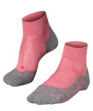Falke TK5 Wander Short Trekking Short sock Kadın Sports Socks Kırmızı | 64IHCMBNZ