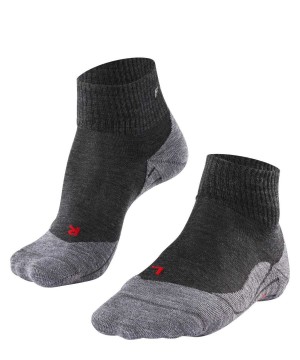 Falke TK5 Wander Short Trekking Short sock Kadın Sports Socks Gri | 13KNVIHUQ