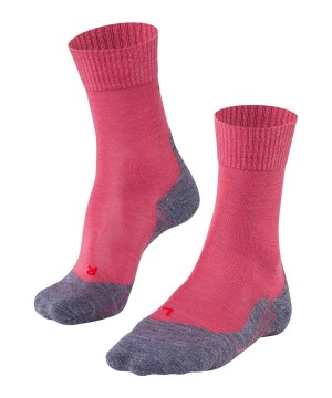 Falke TK5 Wander Trekking Socks Kadın Sports Socks Kırmızı | 13YFRPGHV