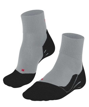 Falke TK5 Wander Wool Short Trekking Short sock Kadın Sports Socks Gri | 58NZVEFAS