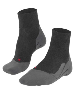 Falke TK5 Wander Wool Short Trekking Short sock Kadın Sports Socks Gri | 23IBHGRDJ