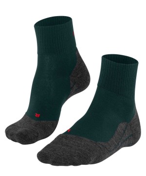 Falke TK5 Wander Wool Short Trekking Short sock Erkek Çorap Yeşil | 93YEAVKDH