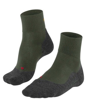 Falke TK5 Wander Wool Short Trekking Short sock Erkek Çorap Yeşil | 42GKFOIYL