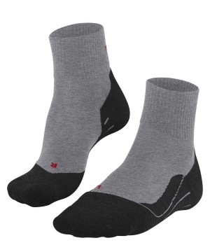 Falke TK5 Wander Wool Short Trekking Short sock Erkek Çorap Gri | 57JFYVOWZ