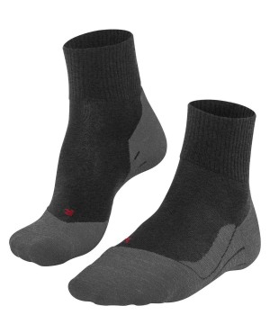 Falke TK5 Wander Wool Short Trekking Short sock Erkek Çorap Gri | 71ULCDYAR
